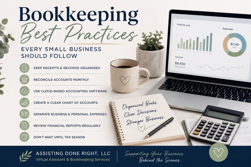 Bookkeeping Best Practices
